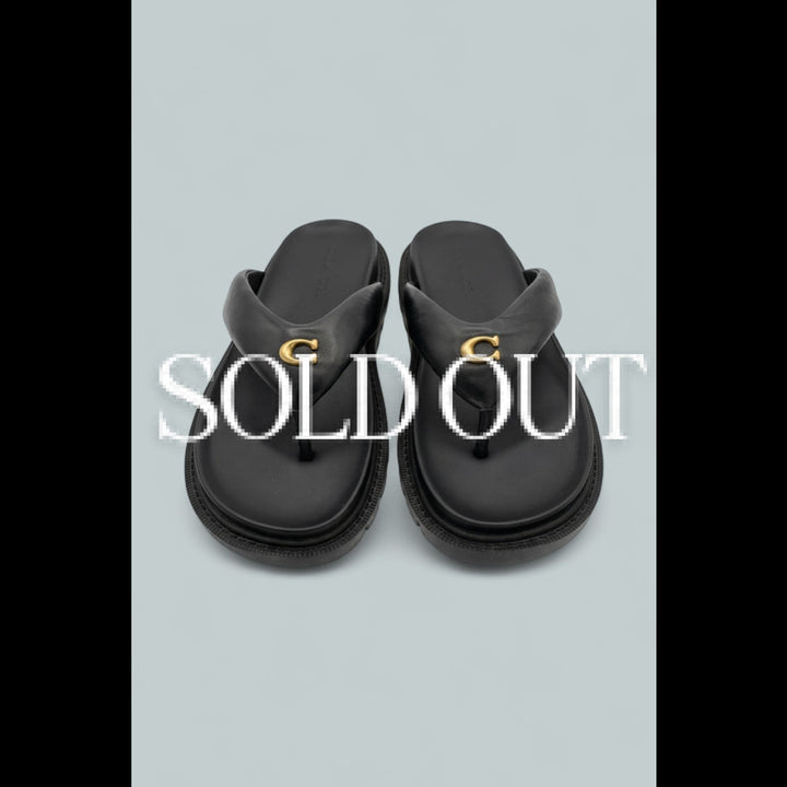 Brynn Lth Flip Thng - Black - 7.5 - Flip Flop