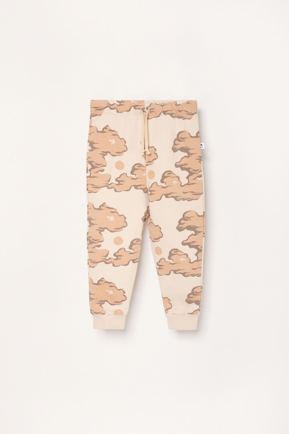 Organic Pima Cotton Kids Sweatpants - Pink Clouds