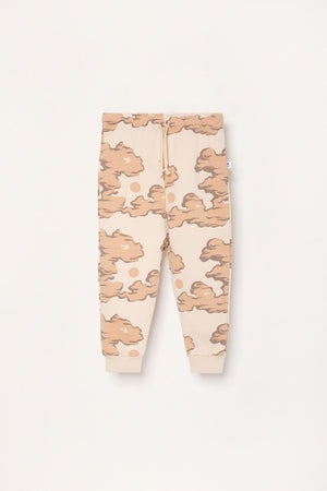 Organic Pima Cotton Kids Sweatpants - Pink Clouds