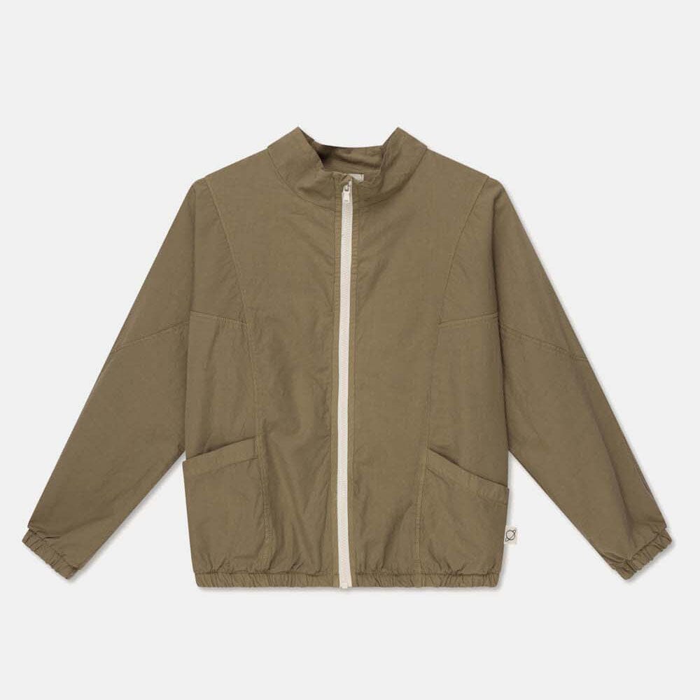 Poplin Bomber Jacket - Khaki Outerwear My Little Cozmo 