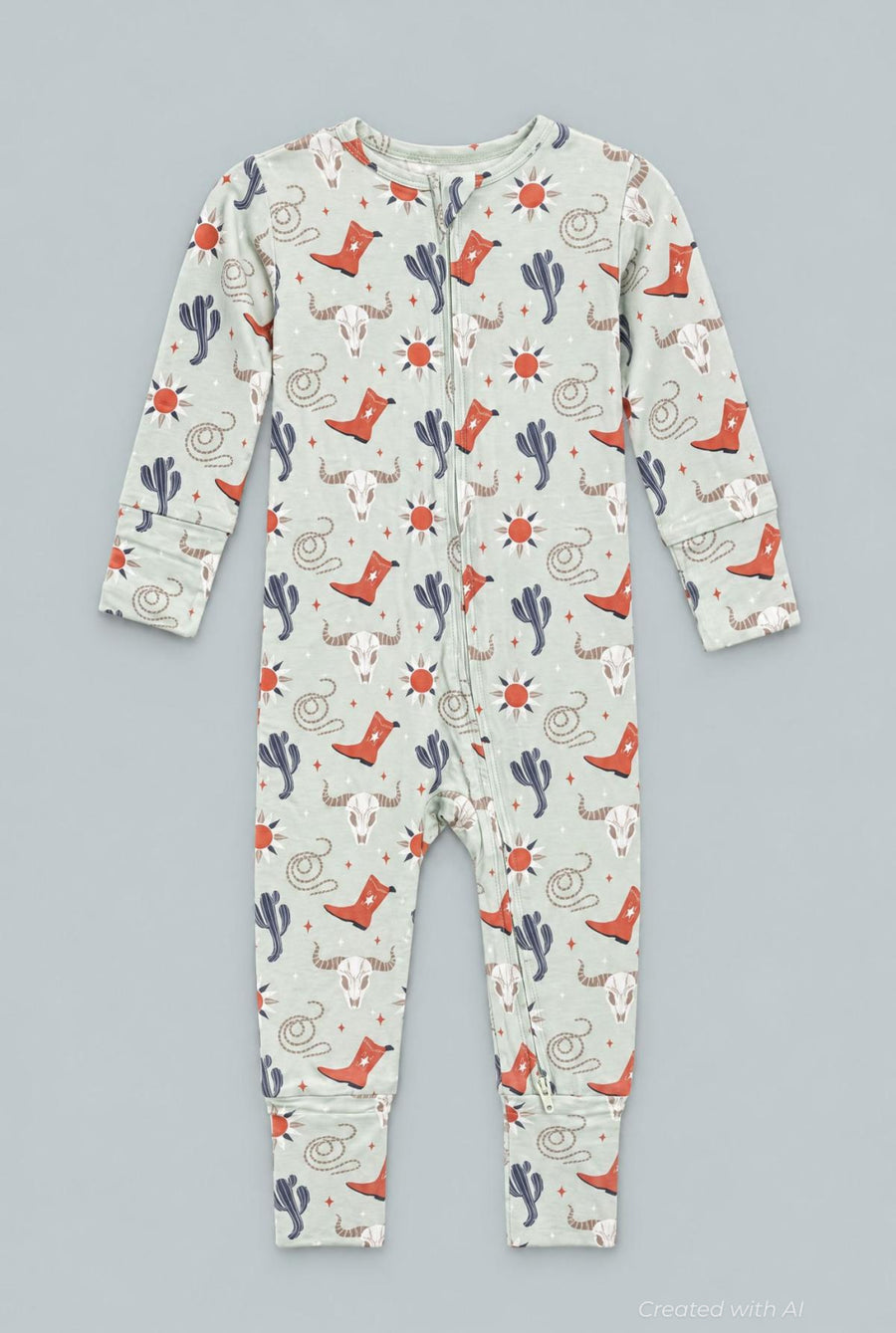 Bulls Boots Lasso Western Convertible Romper - Dude Ranch - Romper