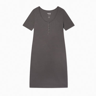 Bump to Baby Nightdress - Charcoal - Nightgown