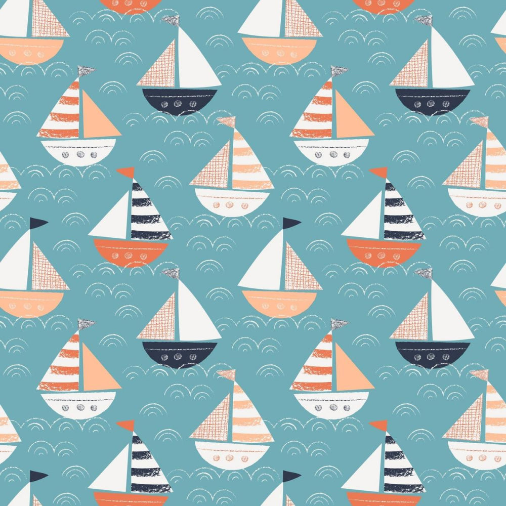 Burp Cloth - Boats - OS - Burp cloth