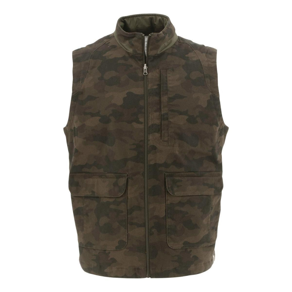 Butte Reversible Vest - Olive Print - Vest