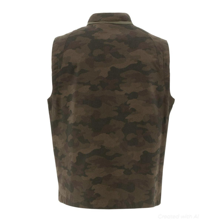 Butte Reversible Vest - Olive Print - Vest