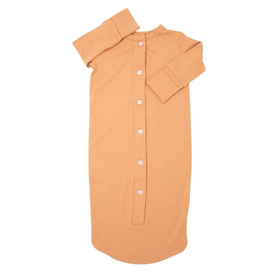 Button Gown - Pumpkin Spice - OS - Nightgown