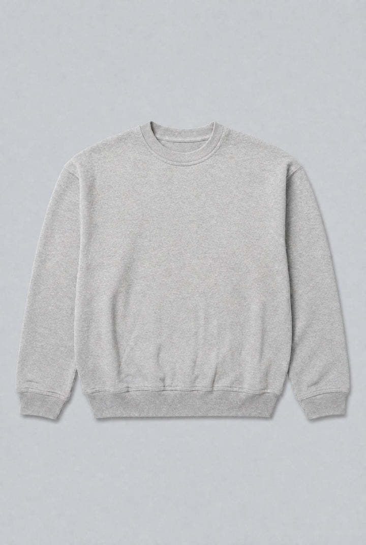 Classic Crew Neck Sweatshirt - Heather Gray