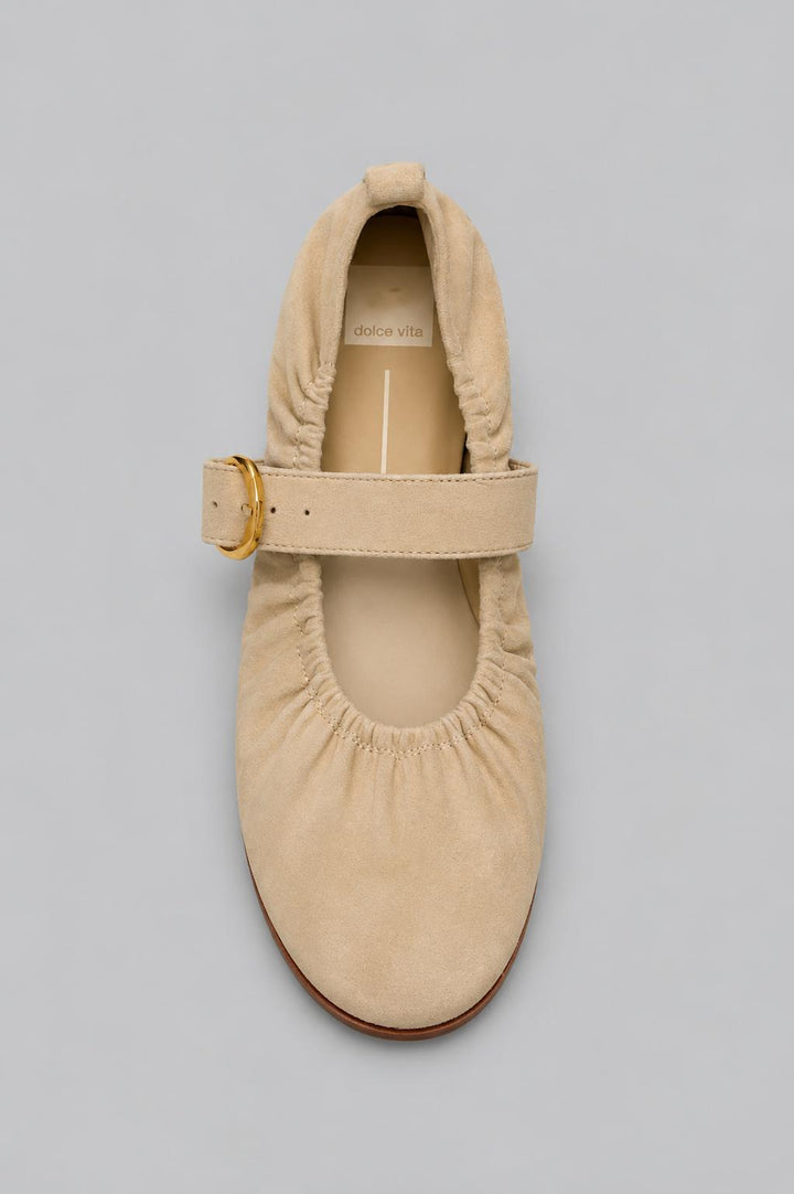 Women's Caely Flats - Sesame Suede
