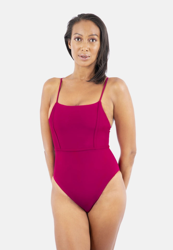 Byron Bay Swimsuit - Red Coral Swim 1 People 