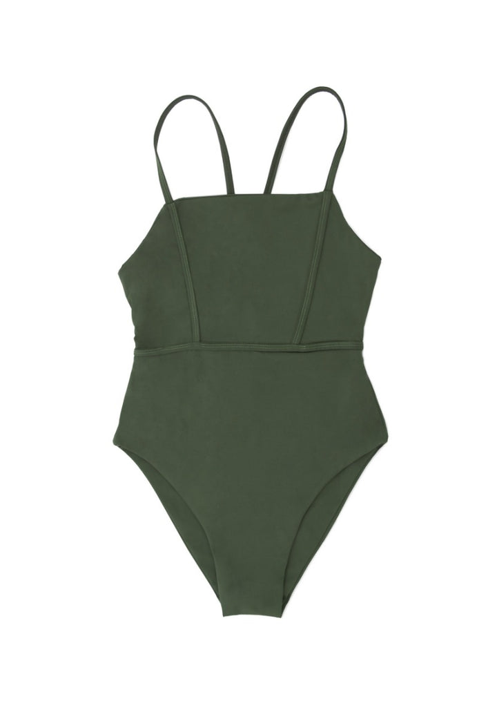 Byron Bay Swimsuit - Seaweed Green