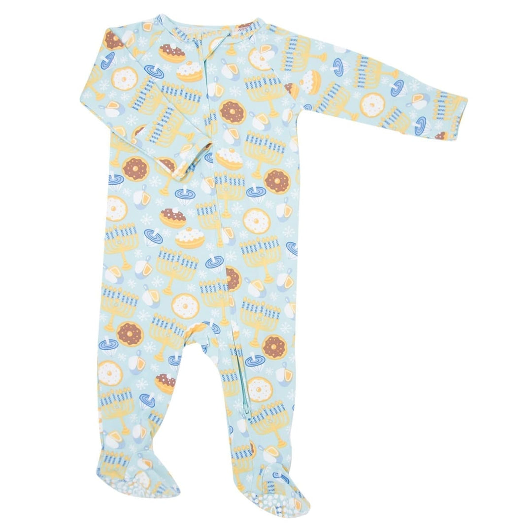 Zipper Footie - Hanukkah