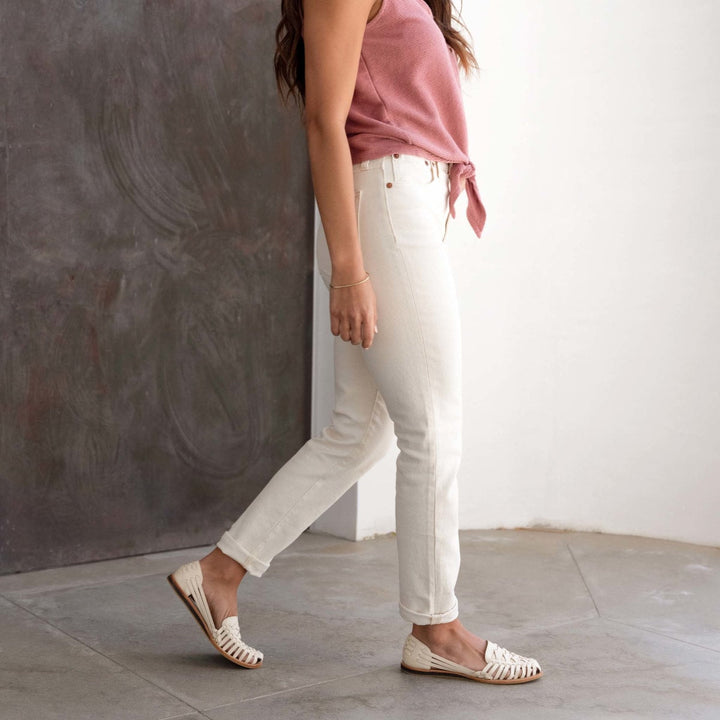 Women's Huarache Sandal - Bone