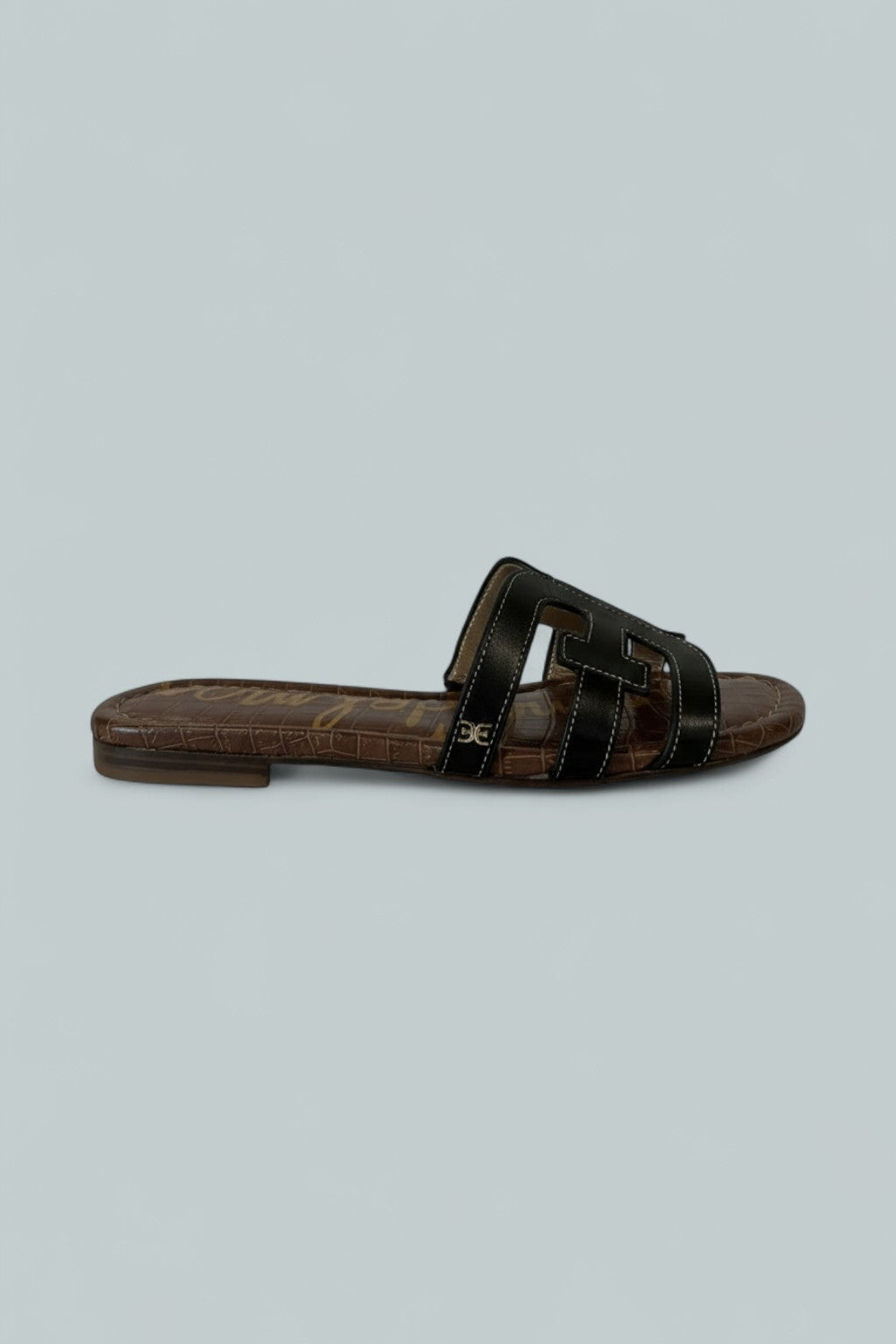 Women's Bay Slide Sandals - Black Leather