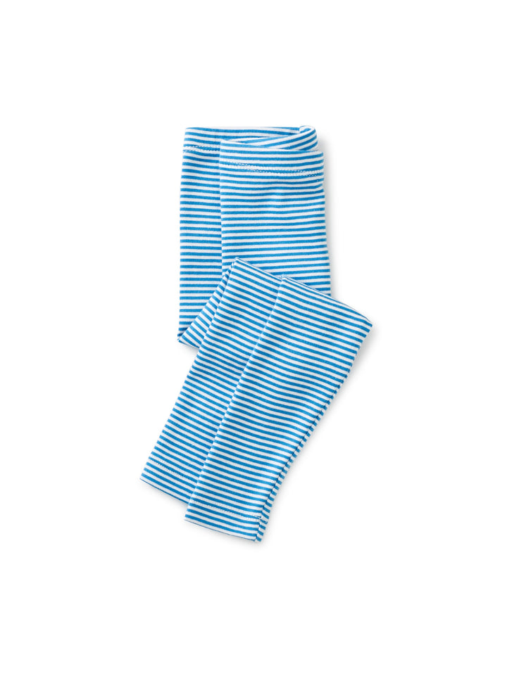 Striped Baby Leggings - Blue Aster