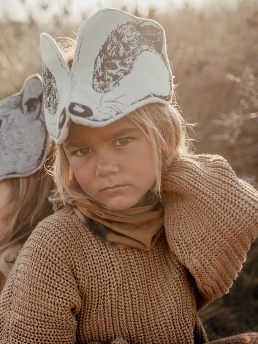 The Infinity Scarf - Rust Tie-dye