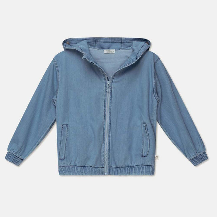 Denim Hooded Jacket Outerwear My Little Cozmo 