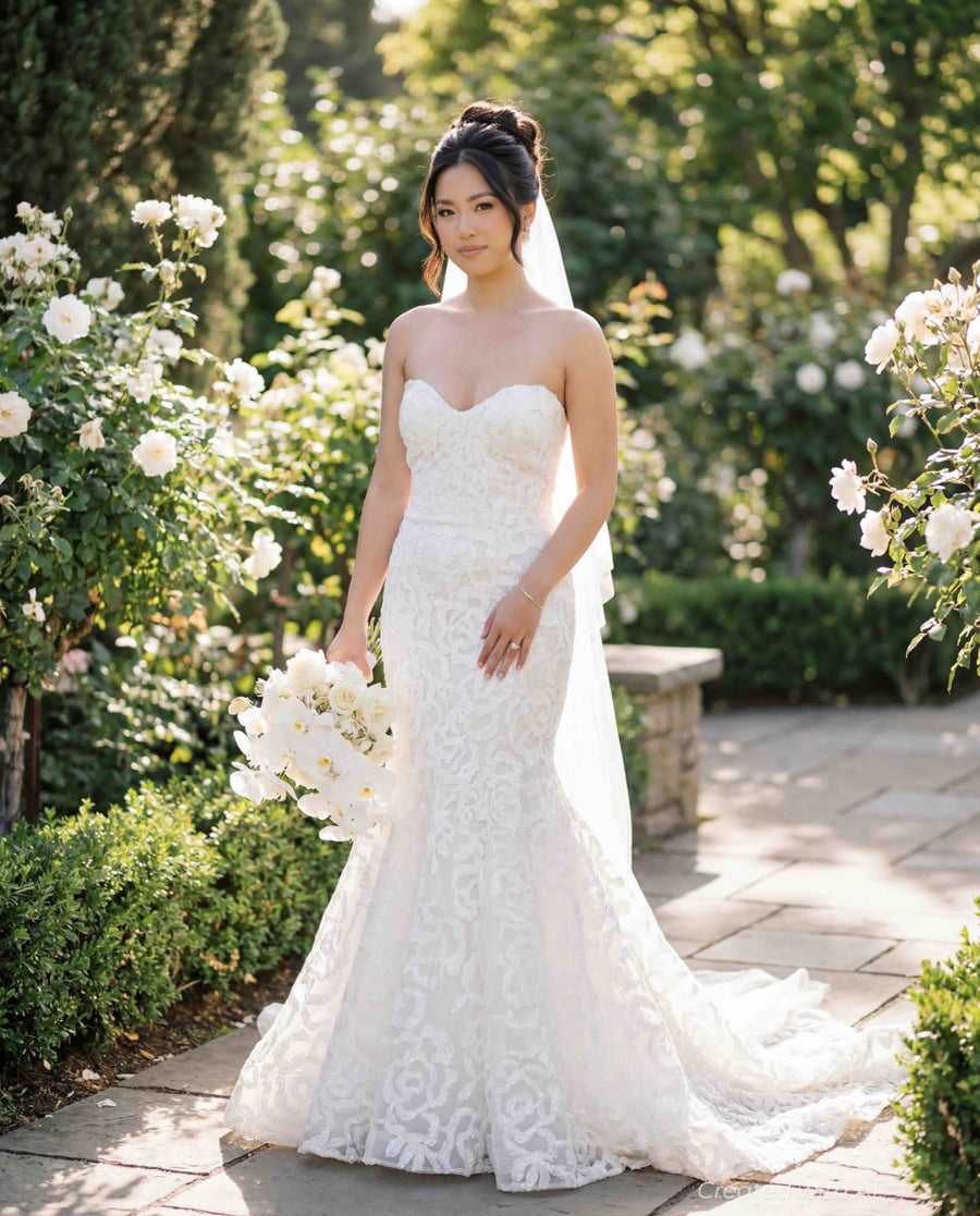 C742 - Ivory - FINAL SALE - 12 - Wedding Dress