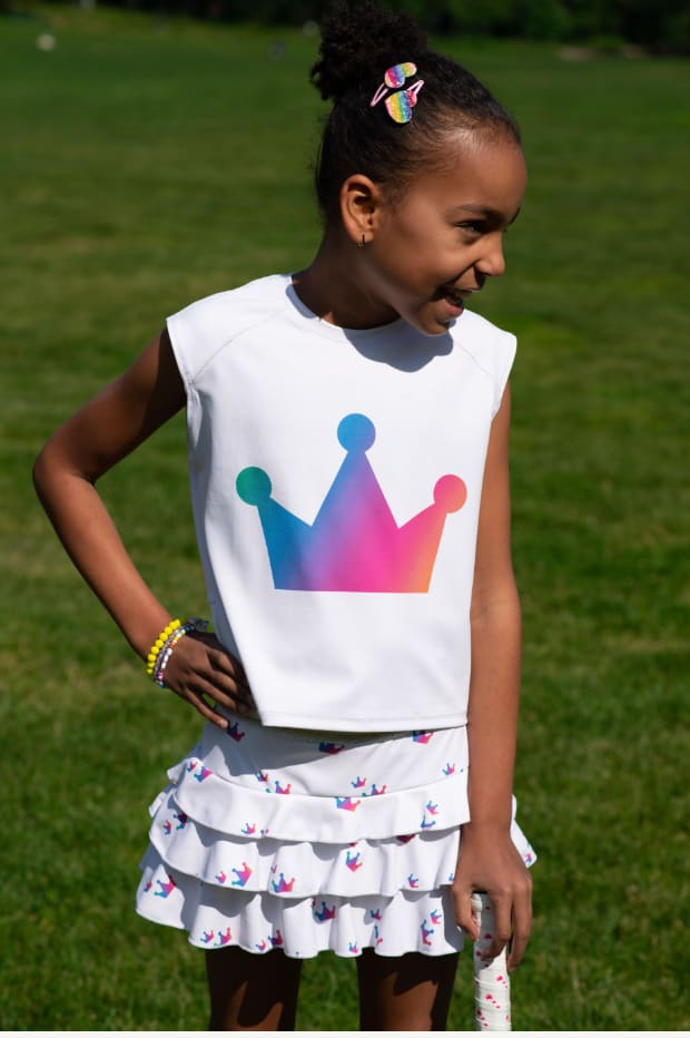 The Queen Of The Court Shirt - White