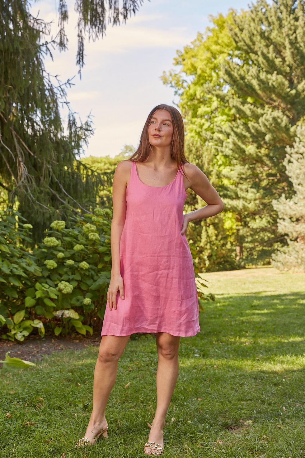 Blythe Dress - Pink Peony