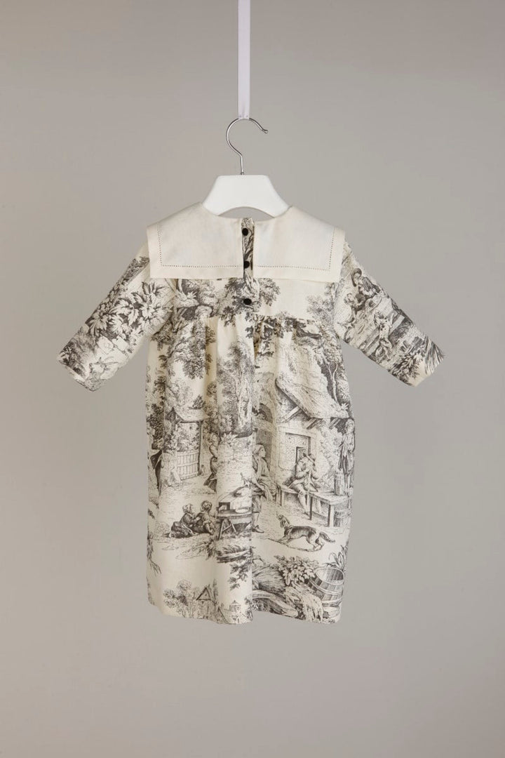 Frida - Black Toile De Jouy