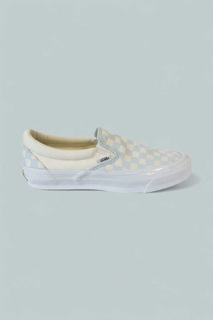 Women's Lx Classic Slip On Sneakers - Checkerboard Ice Metallic