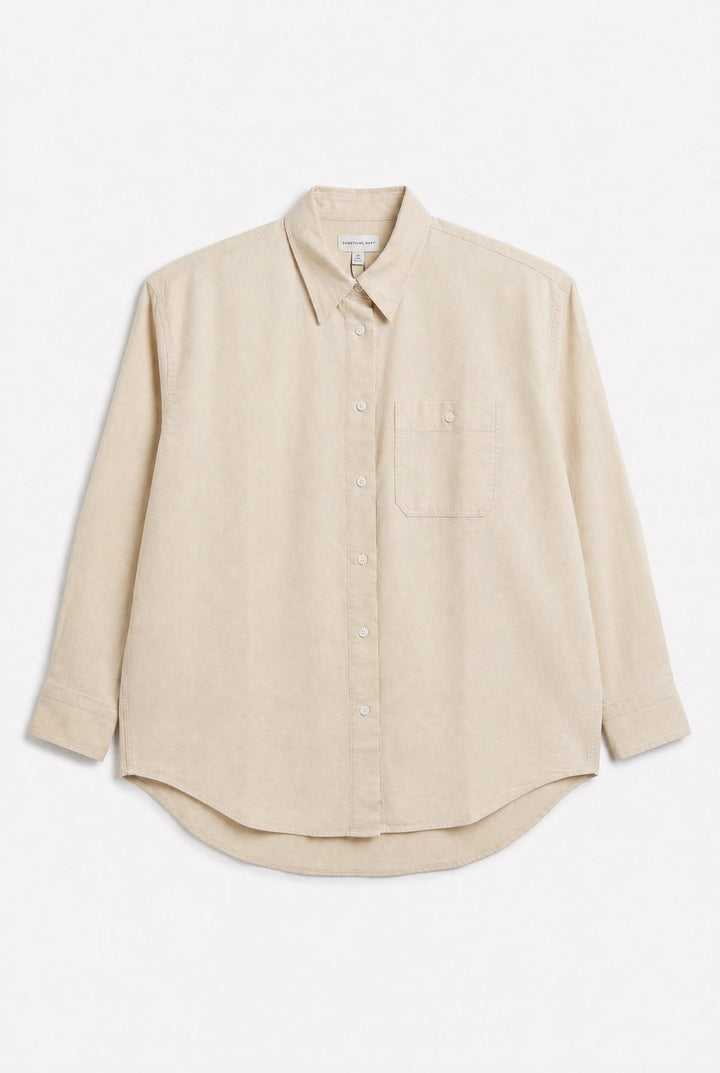 Classic Button Up - Ecru