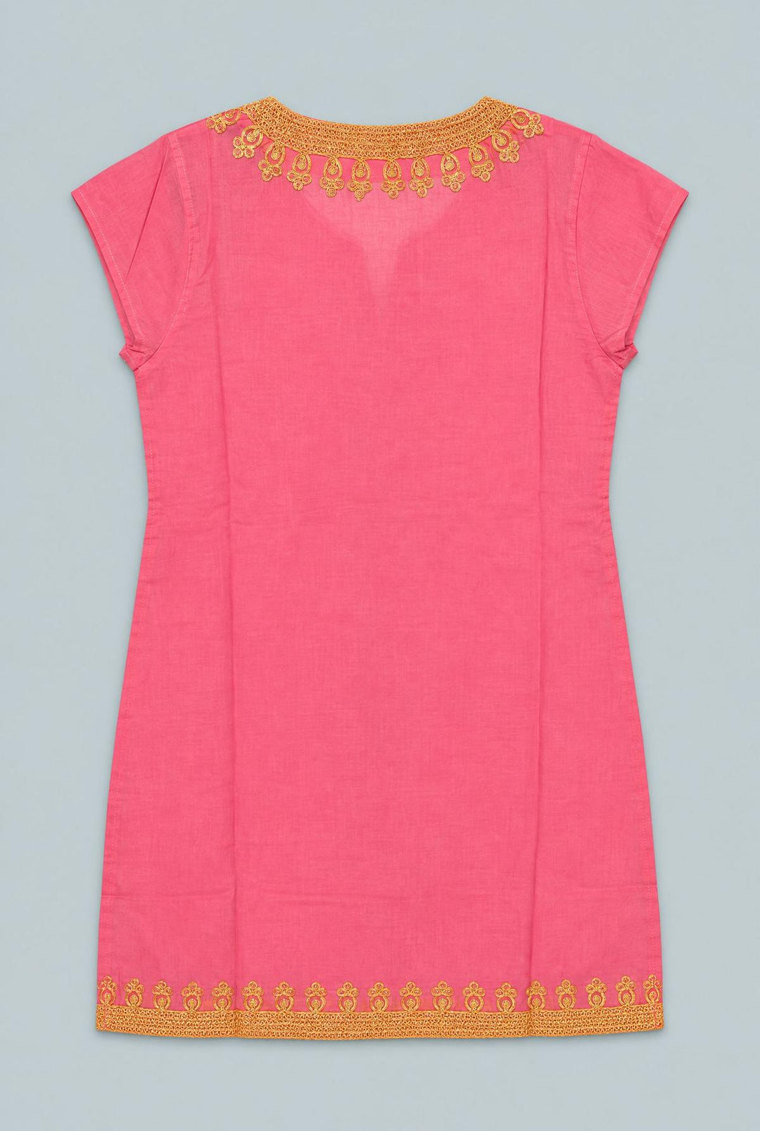 Rowena Tunic - Pink/Gold