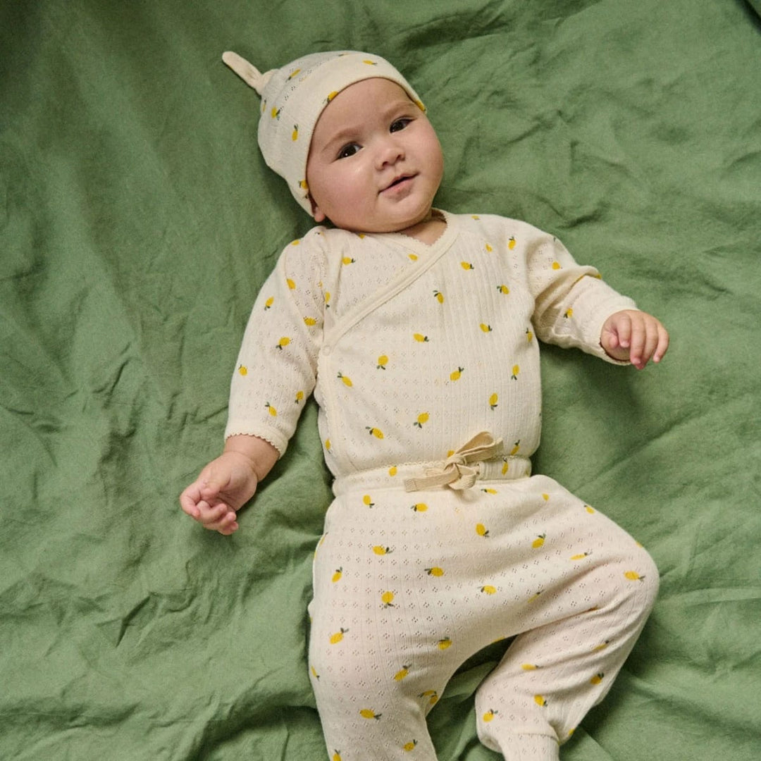 Lemon Print Baby Set