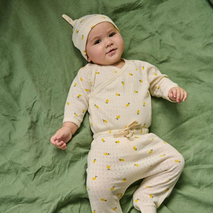 Lemon Print Baby Set