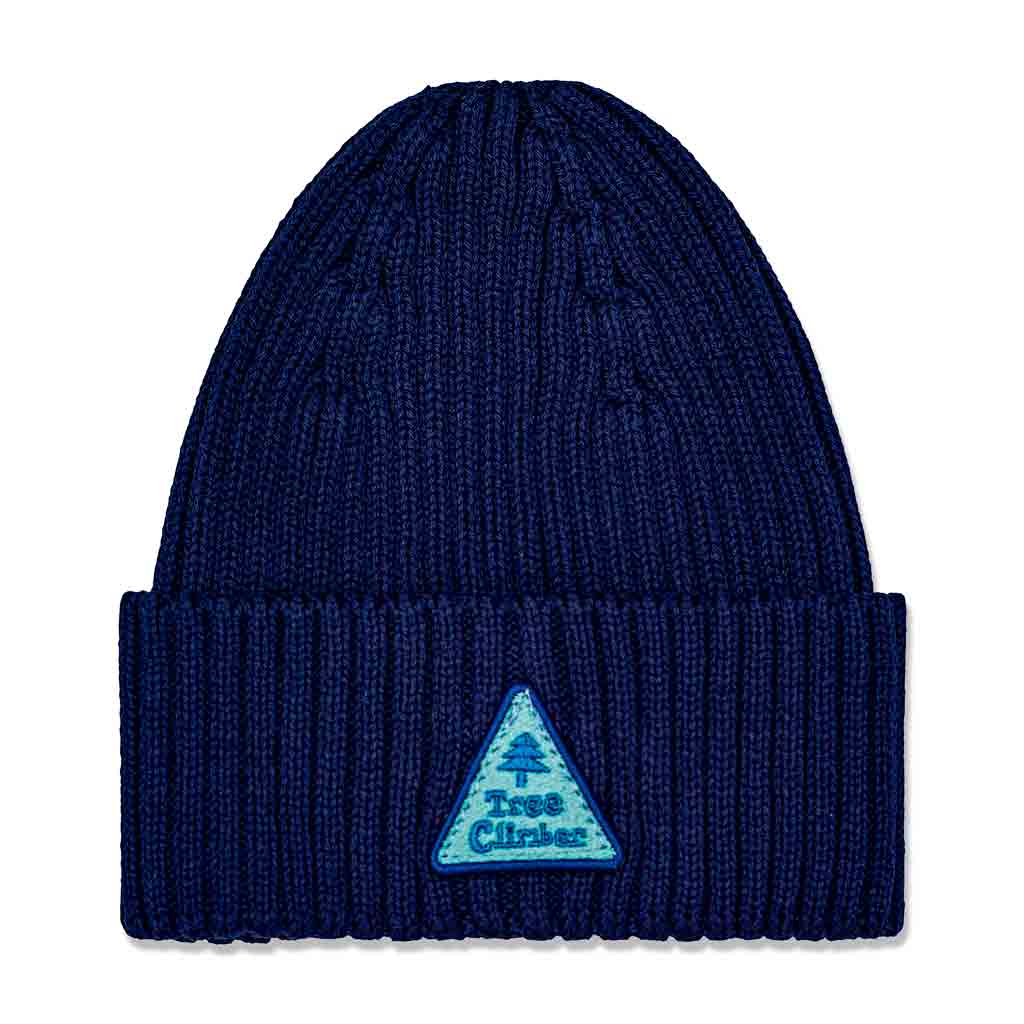 Adult Tree Climber Beanie Hat - Navy