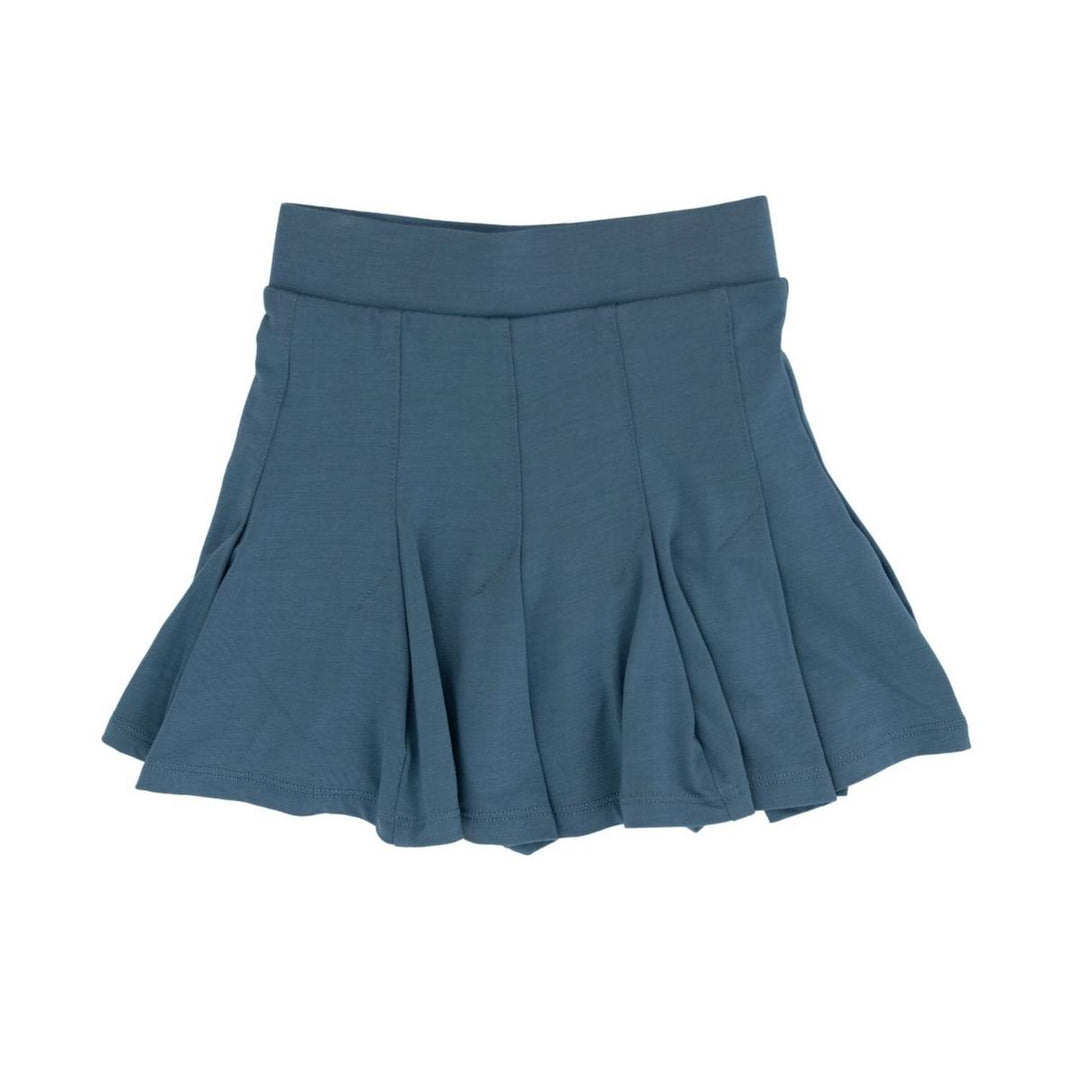 Pleated Skort - Bluestone