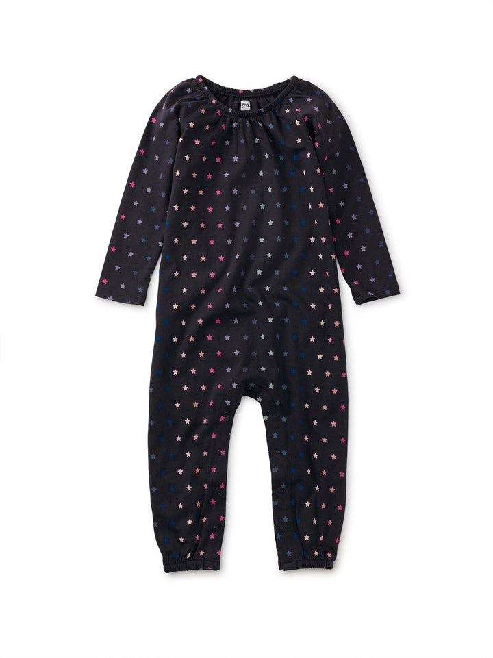 Raglan Baby Romper - Rainbow Stars