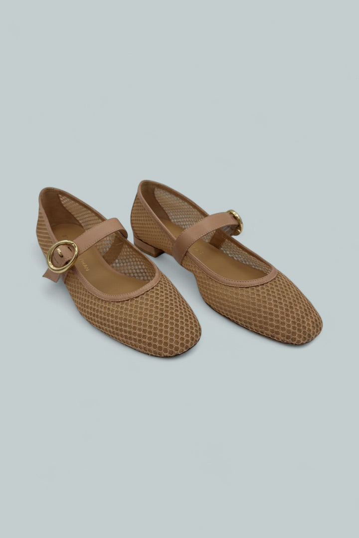 Arabella Mary Jane Flats - Ginger