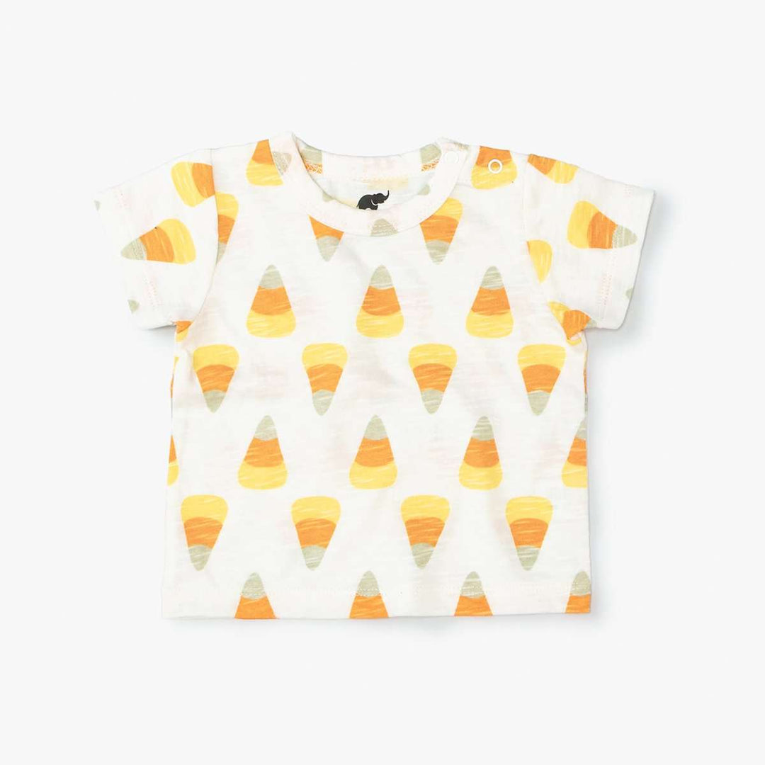 Short Sleeve Slub Jersey Printed Tee - Trick or Treat