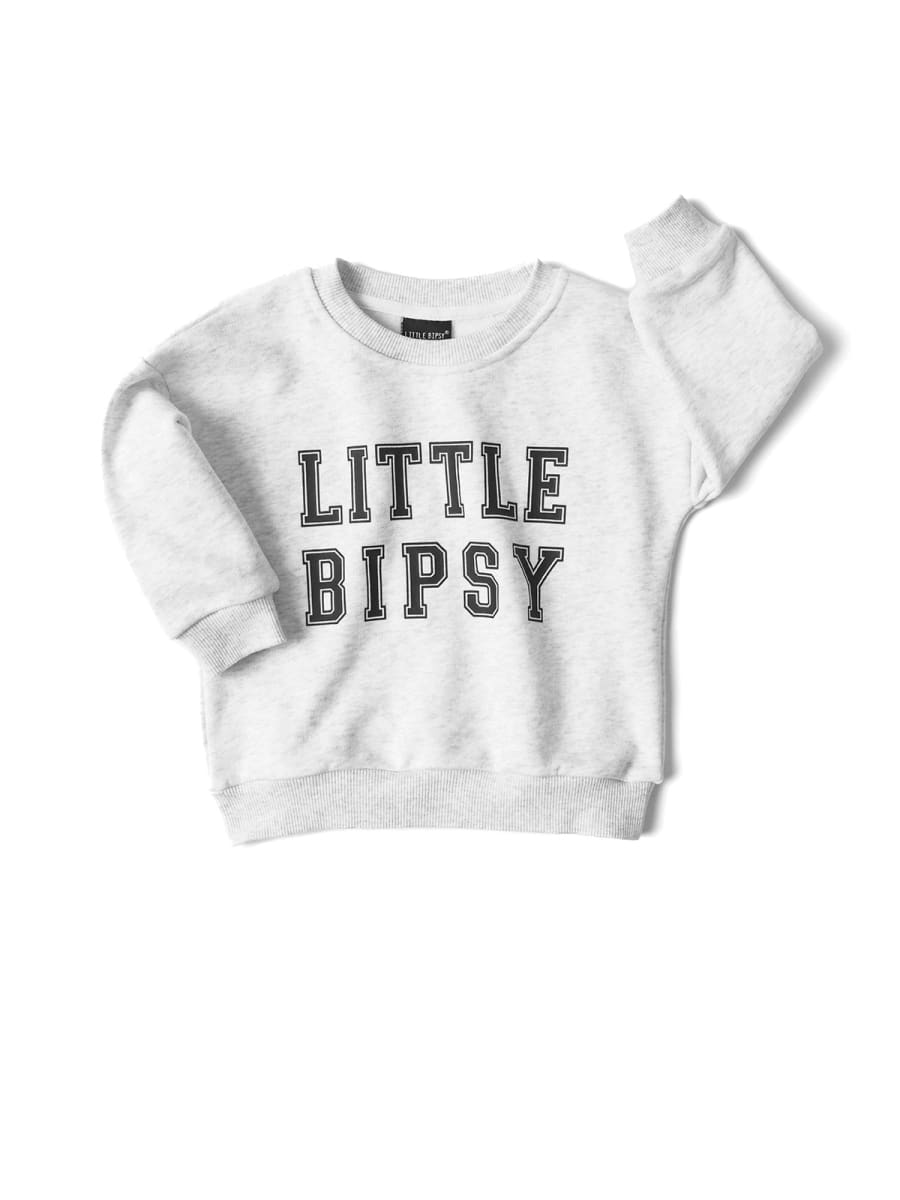 Baby LB Collegiate Crewneck - Grey