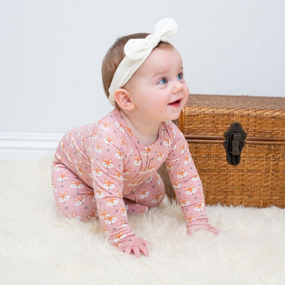 Zipper Footie - Foxy Lady