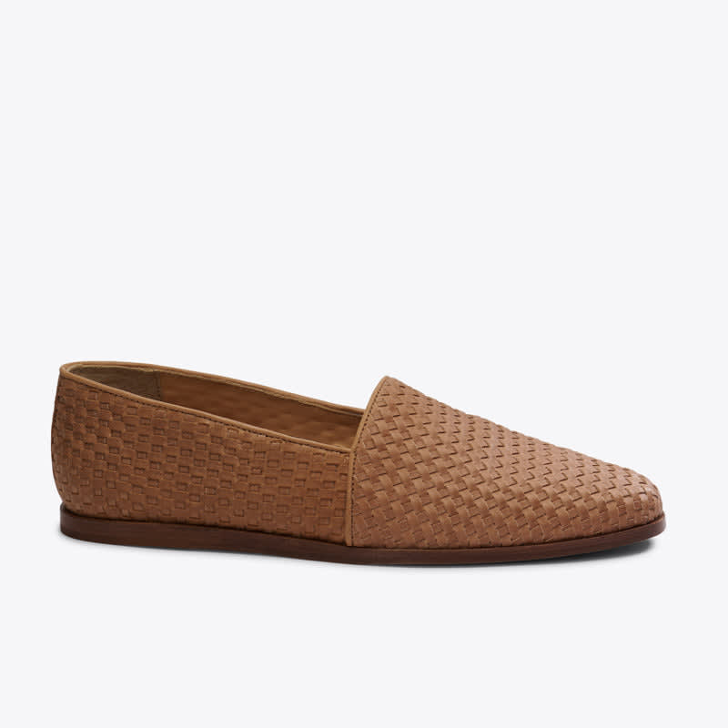 Alejandro Woven Slip On - Almond - FINAL SALE