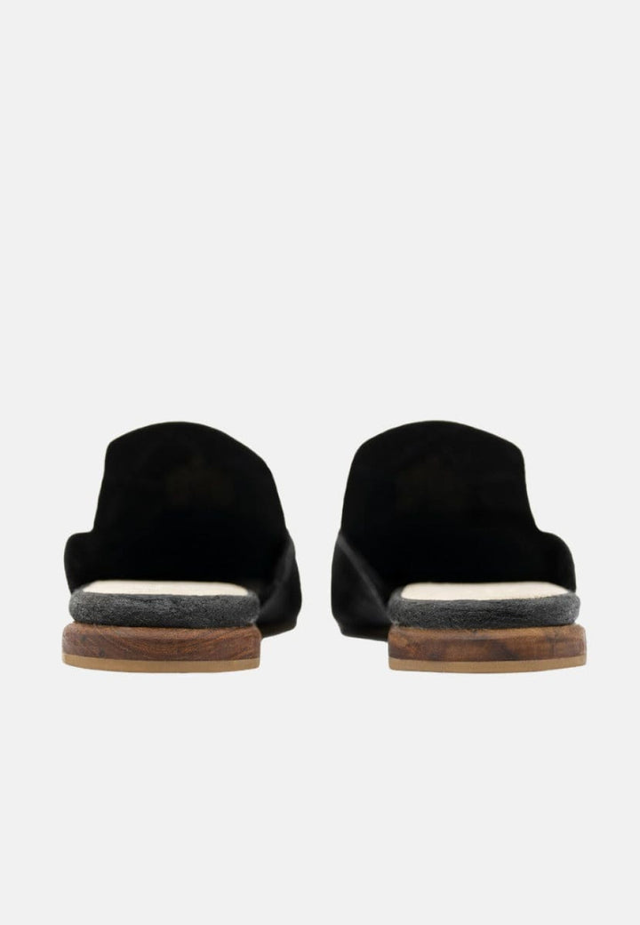 Cairo Mules - Charcoal - Slip-On