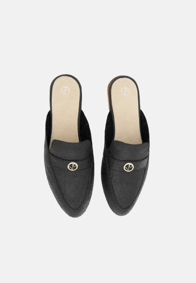 Cairo Mules - Charcoal - Slip-On