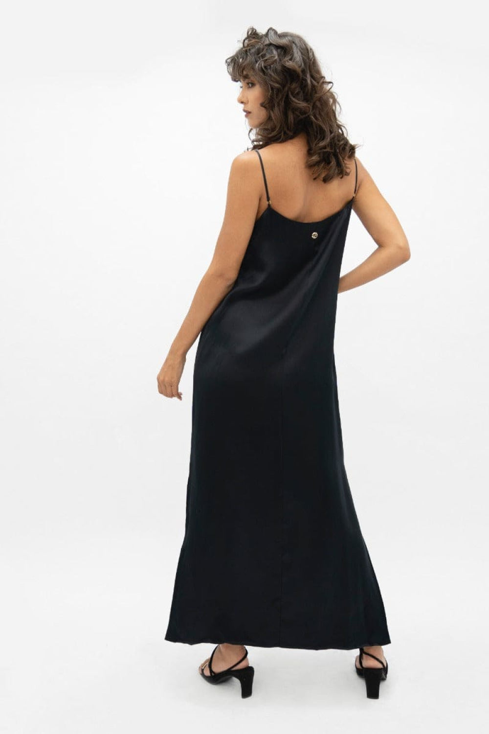 Calabar Slip Dress - Black - Dresses