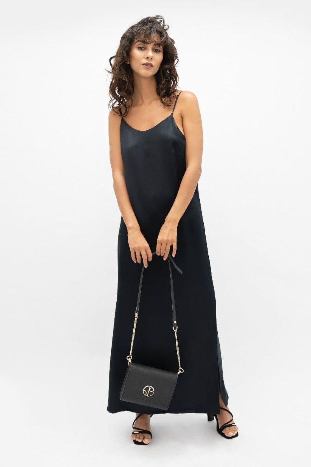 Calabar Slip Dress - Black - Dresses
