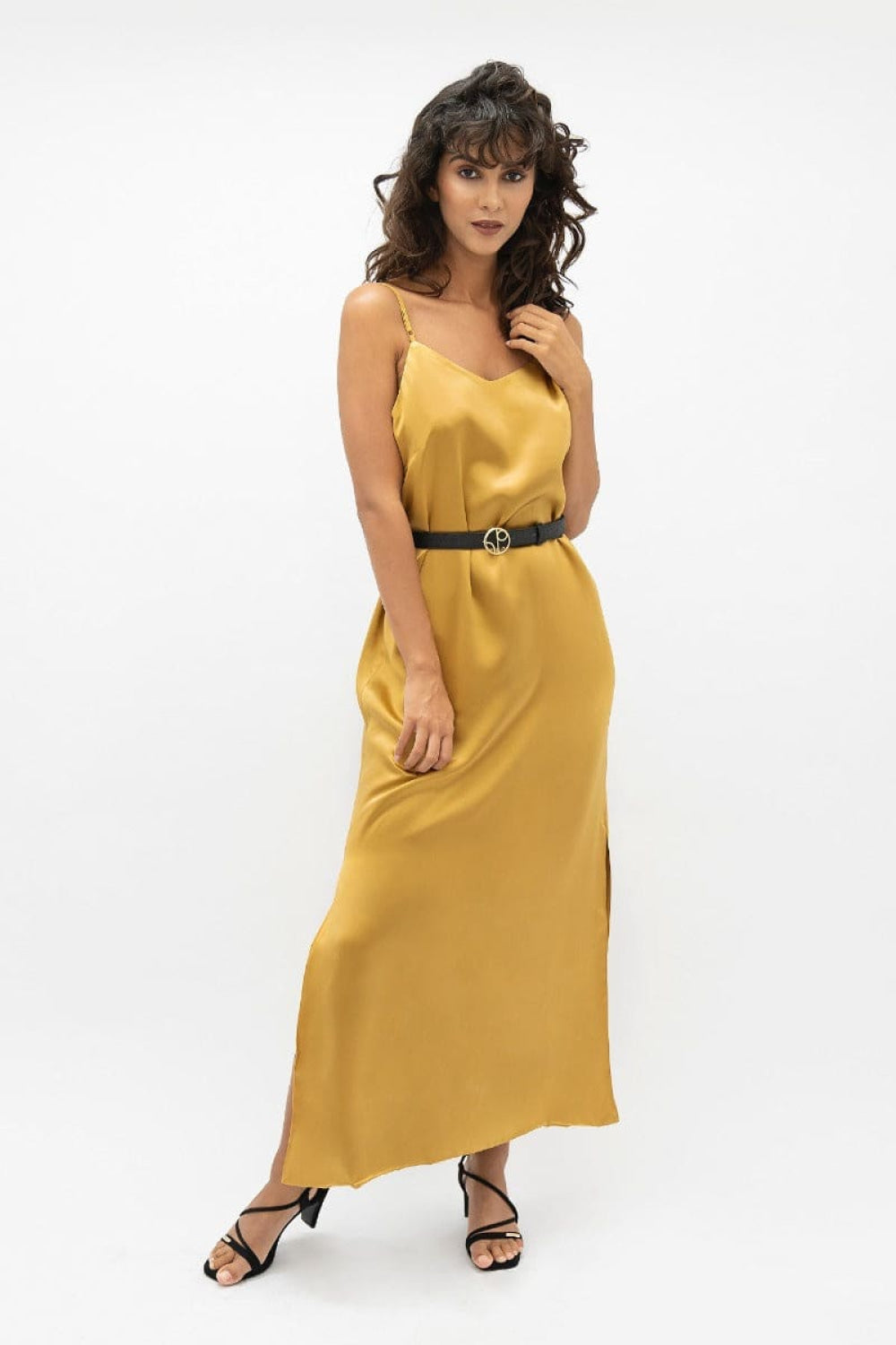 Calabar Slip Dress - Mimosa - Dresses