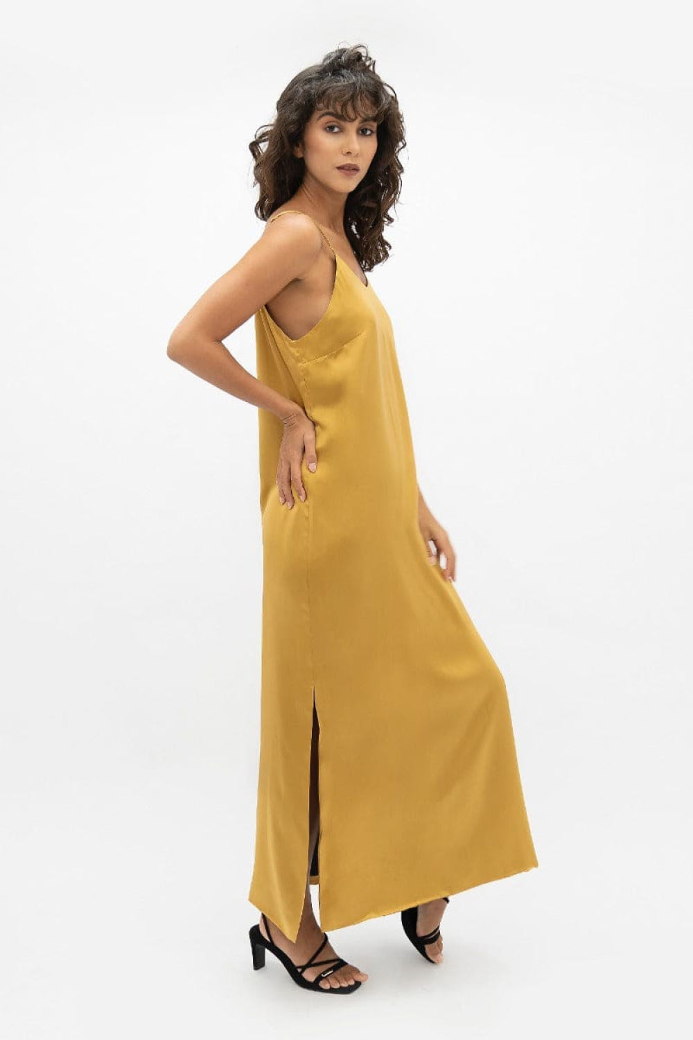 Calabar Slip Dress - Mimosa - Dresses