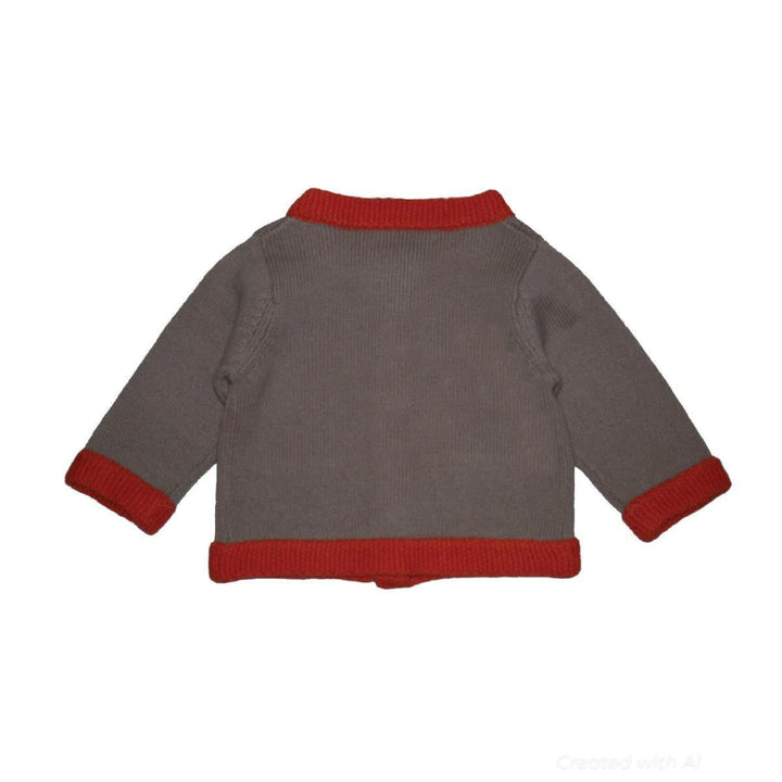 Camelia Cardigan - Beige/orange - Cardigan