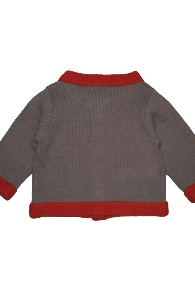 Camelia Cardigan - Beige/orange - Cardigan
