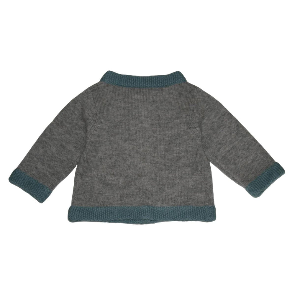 Camelia Cardigan - Grey / Blue - Cardigan