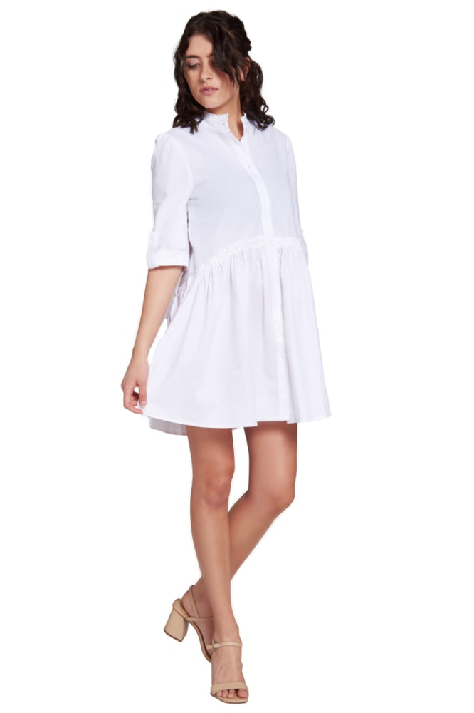 Cammie Dress - White - Dresses