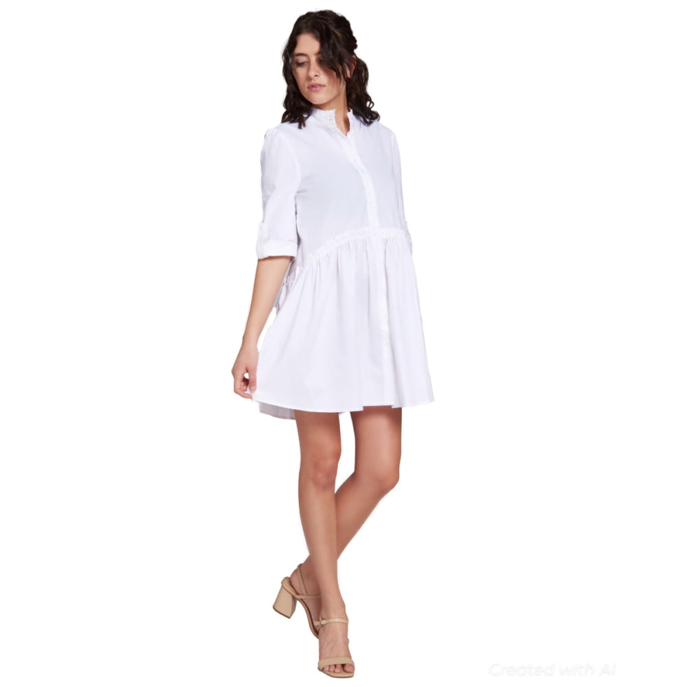 Cammie Dress - White - Dresses