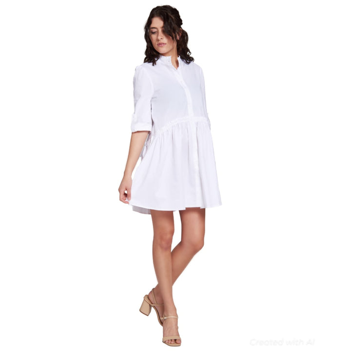 Cammie Dress - White - Dresses