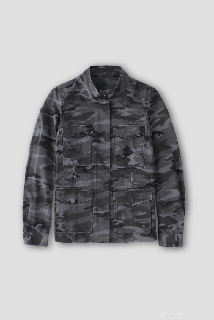 Camo G1 Jane Junior - Charcoal Camouflage - Jacket